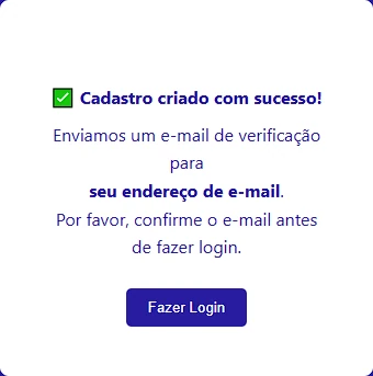 Confirmar e-mail
